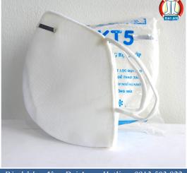 Khẩu trang vải KT5 - 3 lớp lót mút