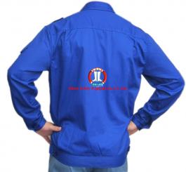 Áo BH vải chéo xanh