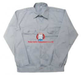 Áo BH vải kaki NĐ các màu (ghi + xanh dương)