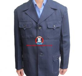 Áo đại cán tím than vải Casimer ( Bảo vệ )