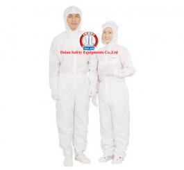 Áo liền quần giấy TQ mỏng, màu trắng