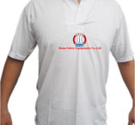 Áo phông vải dệt kim lỳ, cổ bẻ, CT (màu trắng+tím than+xanh dương+ghi )