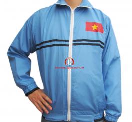 Áo rét 2 lớp Đại An vải Vinilon mầu T.Than + Ghi + xanh biển 