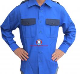 Áo BH vải kaki + thô pha + sẹc dày các mầu may XK (DT+CT) Kiểu sơ mi