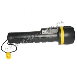 Đèn pin cao su đen  chịu nước 3 pin - hàng LDHQ ( ko pin )