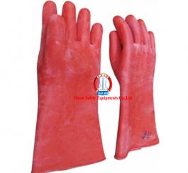 Găng cao su chống acid 3 ly đỏ Sài Gòn ngắn