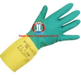 Găng cao su chống acid Malaysia mã 86 + 2 mầu 