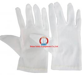 Găng dệt kim trắng tĩnh điện vải thun sẹc (may kỹ, rộng)