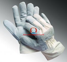 Găng da pha vải TQ + da lộn ngắn 