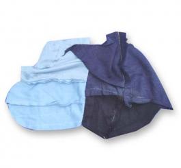 Giẻ lau màu nhỡ + can (15 x 25) - Vải đông xuân cotton