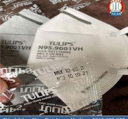 Khẩu trang giấy N95 - 9001VH - Tulips ko van Khẩu trang giấy N95 - 9001VH - Tulips ko van