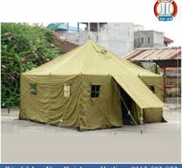 Nhà bạt tiểu đội 2 cọc (R3,5 x D4,3 = 15 m2)
