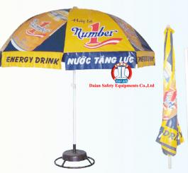 Ô che đường kính 2m, chân gang, vải ngoại