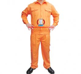 Quần áo kaki Nhật dày cotton màu cam (có tem ĐL, có túi hộp)