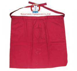 Yếm vải kaki cotton dày mầu đỏ đun ngắn ( ngang người )