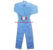 Áo liền quần vải kaki nhật dày có túi hộp, các màu ghi + xanh dương