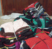 Giẻ lau màu to (20 x 35) - Vải đông xuân cotton