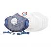 Khẩu trang giấy N95 không than có van thở-có lưới nhựa Elvex Mỹ (1 hộp=10 cái)