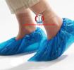 Bao giày phòng sach nilon xanh thấp cổ