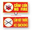 Cấm lửa / Cấm hút thuốc lẻ