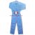Áo liền quần vải kaki nhật dày có túi hộp, các màu ghi + xanh dương